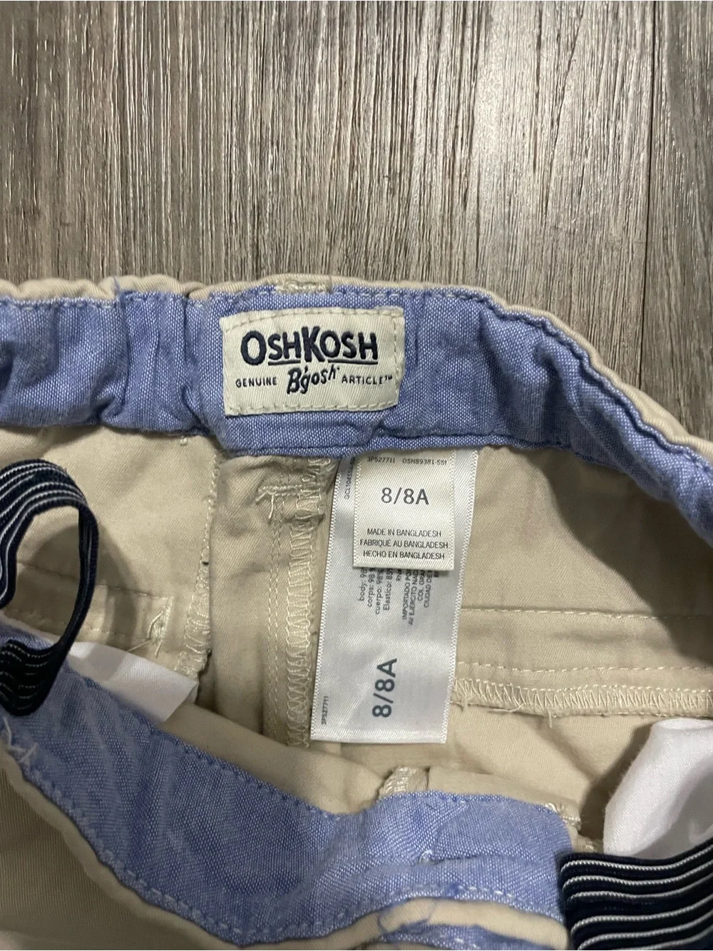 OshKosh B'gosh kids Boys' Tan Chino Shorts